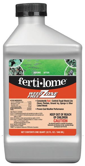Weed Free Zone - ferti-lome lawn care product