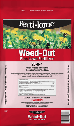 Weed-Out Plus Lawn Fertilizer 25-0-4 - ferti-lome lawn care product