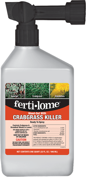 Weed-Out with Crabgrass Killer - ferti-lome lawn care product