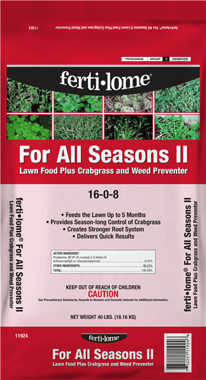 For All Seasons II 16-0-8 - ferti-lome lawn care product